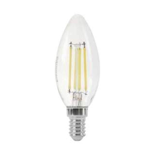 LED sijalka fillament E14 C30 6W 730lm 4500K steklo