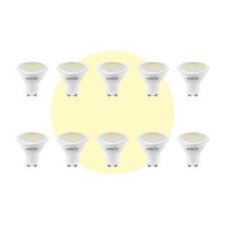 10x LED žarnica - sijalka GU10 7W (55W) 576 lm toplo bela 3000K