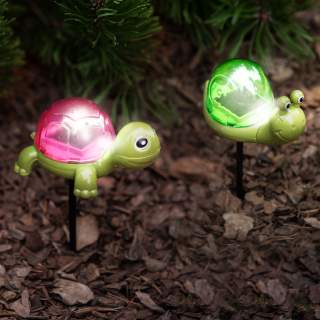LED solarna svetilka v obliki želve, flaminga in polža 10 x 6 x 15cm