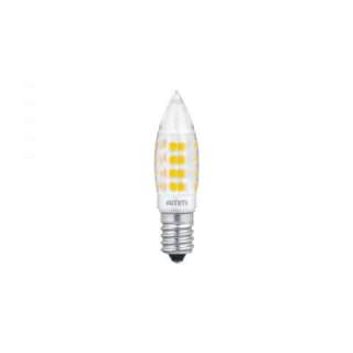 LED sijalka E14 3W 300lm 360° mini svečka nevtralno bela 4000K steklena