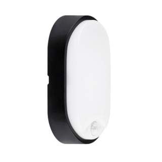 LED plafoniera bulkhead 15W 4000K s senzorjem gibanja ovalna