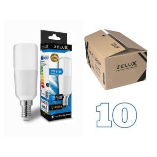 10x LED sijalka E14 stick T30 7W 570lm 4000K