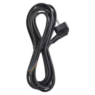 Priključna vrvica PVC 3×1mm 5m črna
