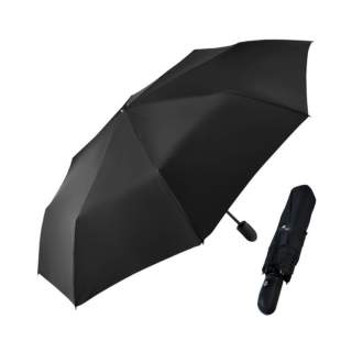 Zložljiv žepni dežnik črn 110cm
