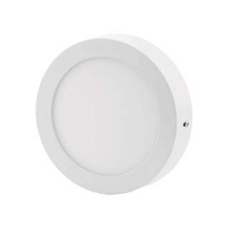 ALU LED nadgradni panel okrogli 18W nevtralno bela 4000K