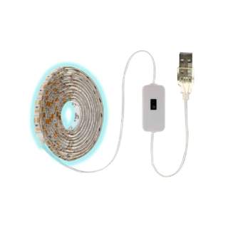 USB LED trak 2m 120 LED z IR senzorjem z zaznavo bližine roke hladno beli 6500K